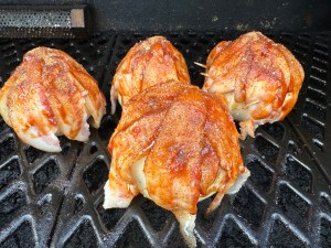 Bacon Wrapped Onion Bombs